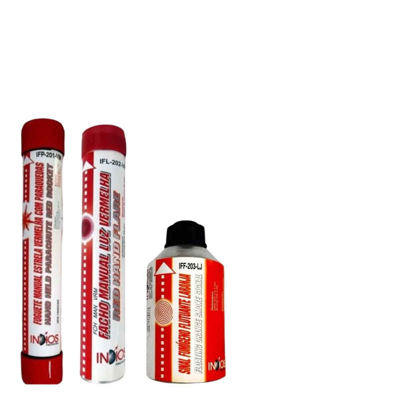 Kit Pirotécnico Para Embarcações Mar Aberto E Costeira | Produtos Náuticos 03/2028