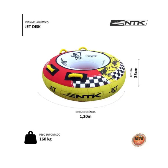 Boia Rebocável Ntk Jet Disk Inflável