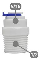 ADAPTADOR MACHO 1/2' ENG. RAPIDO 5/16' PNEUMATI