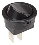 Interruptor Redondo BR ON-OFF Branco - 6A/250V ou 10A/125V