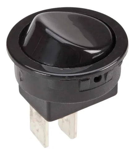 Interruptor Redondo BR ON-OFF Branco - 6A/250V ou 10A/125V