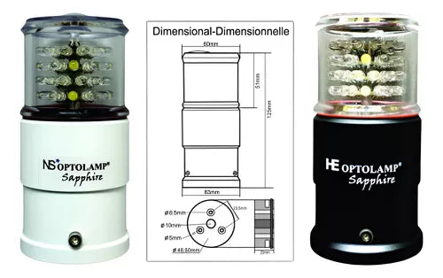 Luz A Led Super Estrobo Sapphire 4 Em 1 Digital