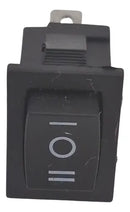 Interruptor Quadrado ON-OFF Preto - 6A/250V 10A/125V - DNI