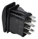 Interruptor Momentâneo de Âncora ON-OFF-ON com 7 Pinos