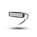 Farol Auxiliar de LED Retangular Fino IL-6005 6 LEDs - 200m de Alcance 13W