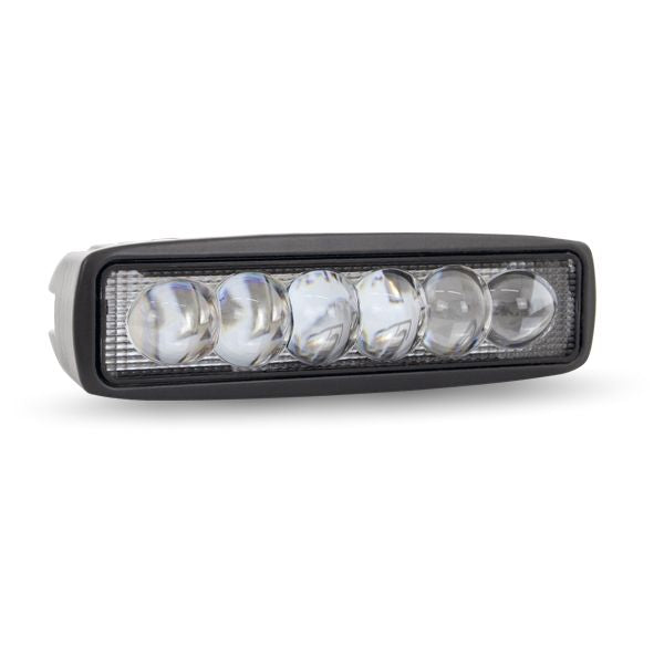 Farol Auxiliar de LED Retangular Fino IL-6005 6 LEDs - 200m de Alcance 13W
