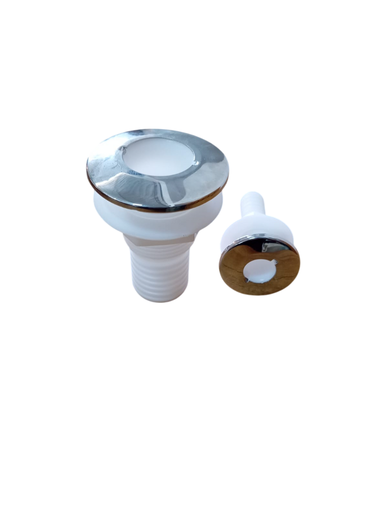 SAIDA AGUA NYLON ACAB. INOX 1.1/2'