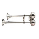 Buzina Elétrica Dupla Inox Corneta Para Barcos 12V LIFE K
