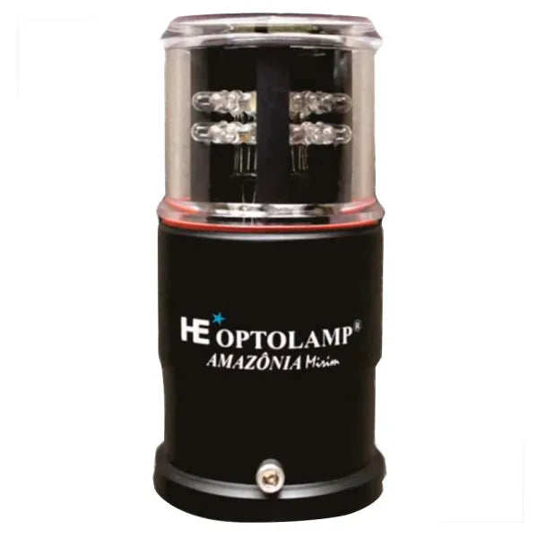 Luz Strobo Navegação LED Optolamp Amazônia Mirim Classic Plus Preta Mono-block