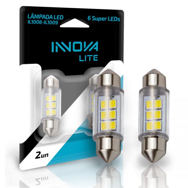Par de Lâmpadas LED Innova Lite IL - Branco Frio (12V e 24V)