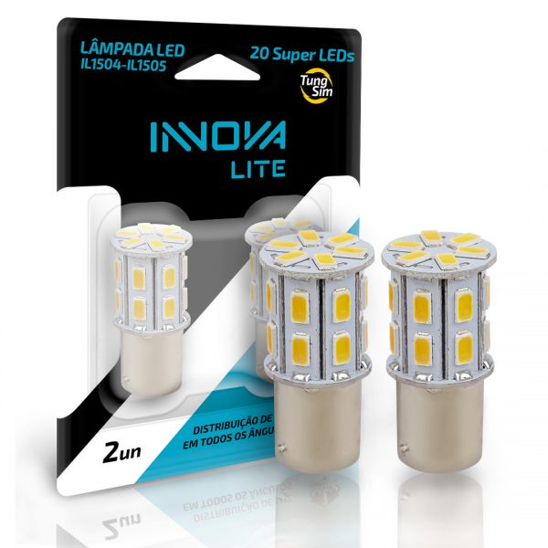 Par de Lâmpadas LED Innova Lite IL-1505 e IL-1007 - 12V