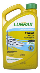 Óleo de Motor Diesel Lubrax Náutica Diesel 15W40 API CI-4 - 3 Litros