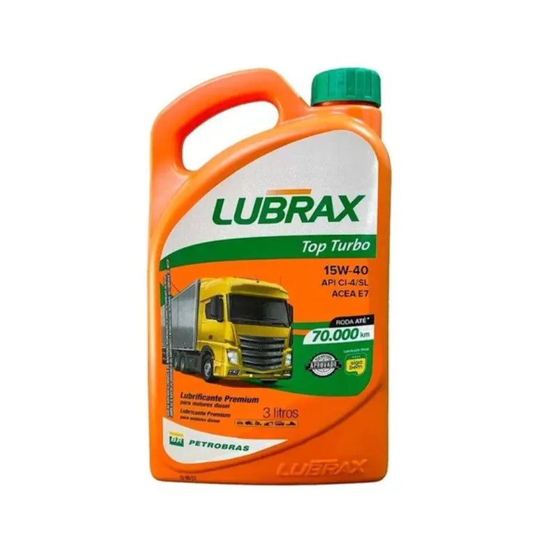 Óleo de Motor Diesel Lubrax Top Turbo 15W40 - 3 Litros