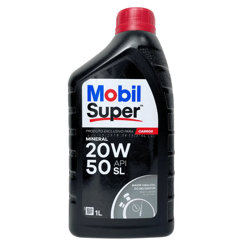 Óleo de Motor Mobil Super Moto 4T 20W50 - 1 Litro