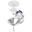 Churrasqueira a Carvão Magma Inox - 43 cm